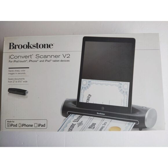 Brookstone iConvert Scanner V2 for Apple iPod Touch,iPhone Tablet Devices - Picture 6 of 9